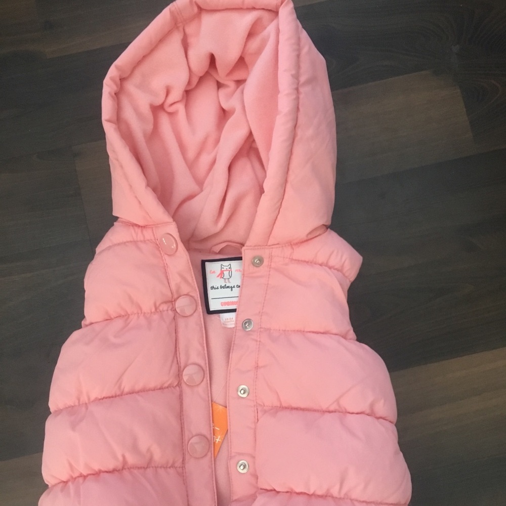 Toddler girls puffer vest